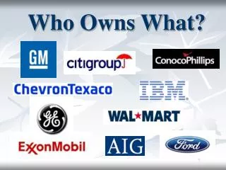 Who Owns What?
