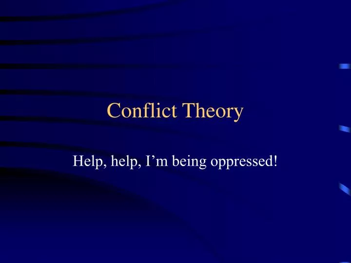 conflict theory