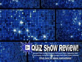 Quiz Show Review!