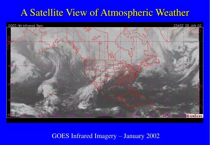 a satellite view of atmospheric weather
