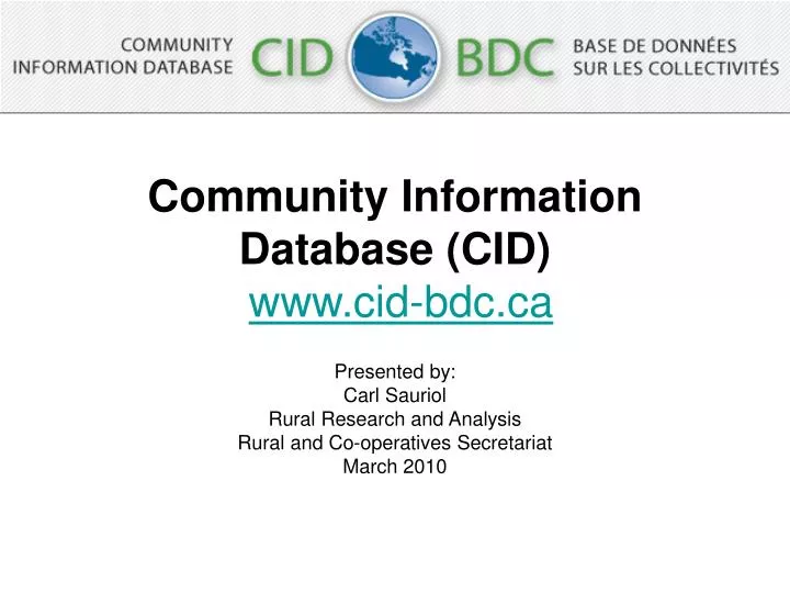 community information database cid www cid bdc ca