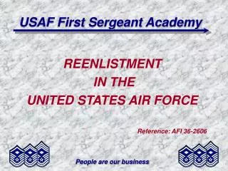 USAF First Sergeant Academy