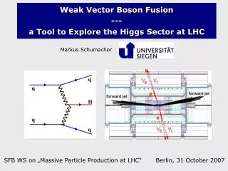 Weak Vector Boson Fusion --- a Tool to Explore the Higgs Sector at LHC