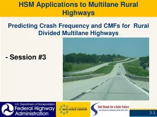 HSM Applications to Multilane Rural Highways