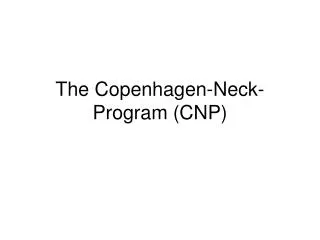 the copenhagen neck program cnp