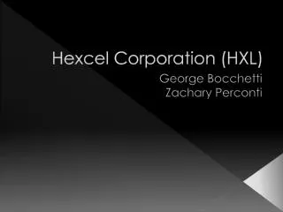 Hexcel Corporation (HXL)