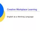 Enhancing Workplace Communication Skills with English as a Working Language Program - slide 1