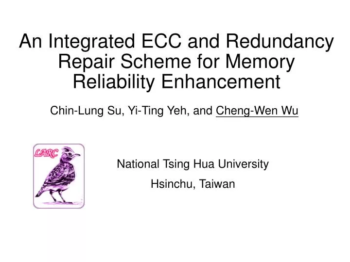 an integrated ecc and redundancy repair scheme for memory reliability enhancement