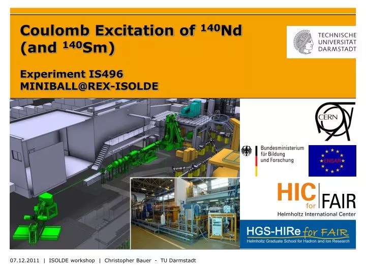 coulomb excitation of 140 nd and 140 sm experiment is496 miniball@rex isolde