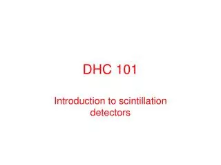 DHC 101