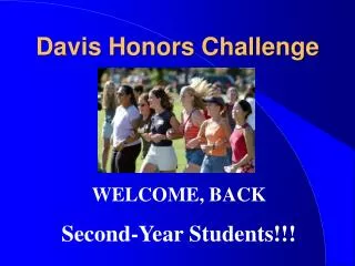 Davis Honors Challenge