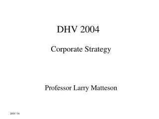 DHV 2004