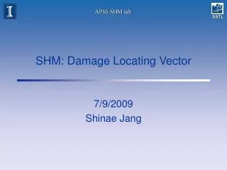 SHM: Damage Locating Vector
