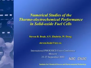 Numerical Studies of the Thermo-electrochemical Performance in Solid-oxide Fuel Cells