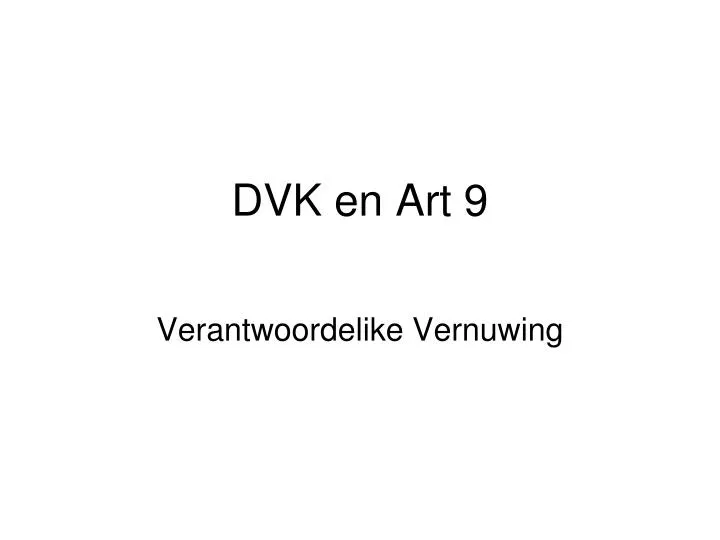 dvk en art 9