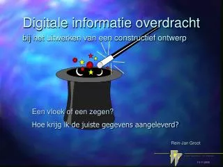 digitale informatie overdracht