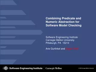 combining predicate and numeric abstraction for software model checking