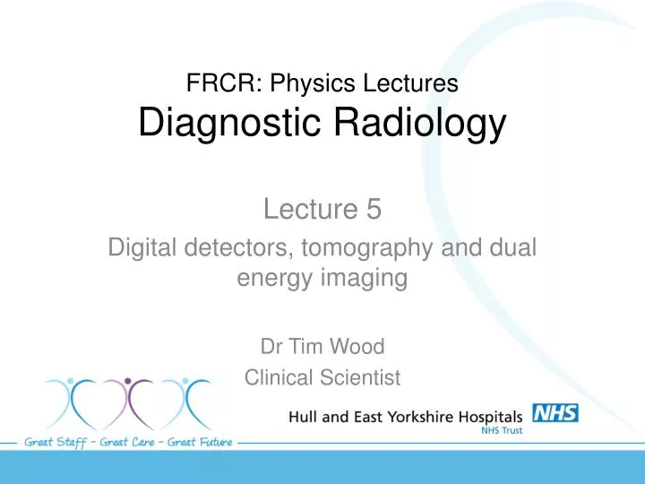 frcr physics lectures diagnostic radiology