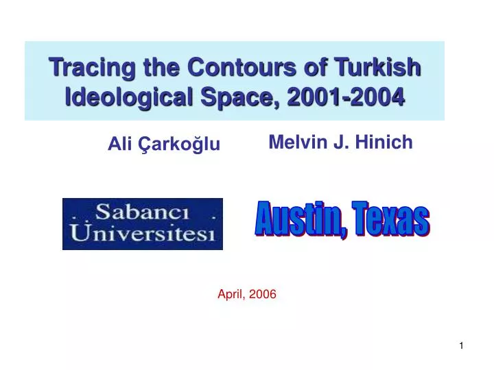 t racing the contours of turkish ideological space 2001 2004