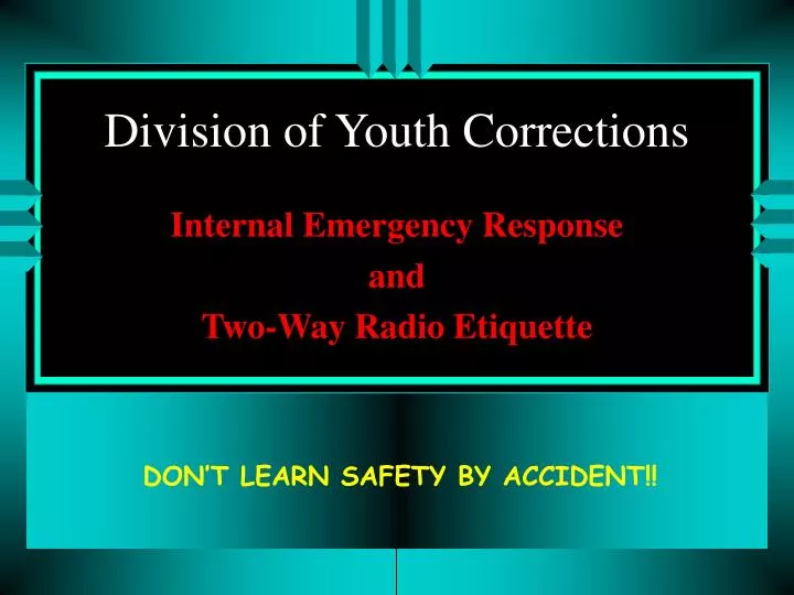 division of youth corrections
