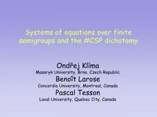 Systems of equations over finite semigroups and the #CSP dichotomy