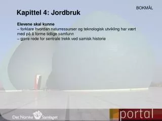 kapittel 4 jordbruk