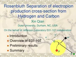 Rosenbluth Separation of electropion production cross-section from Hydrogen and Carbon