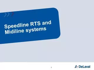 Speedline RTS and Midiline systems