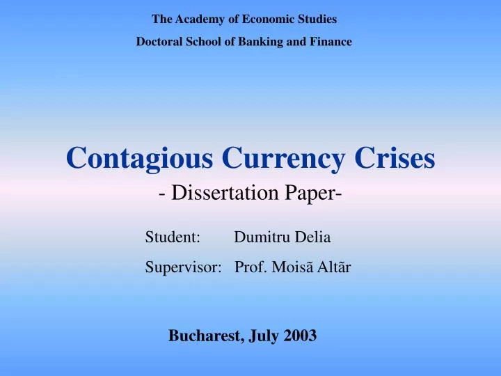 contagious currency crises