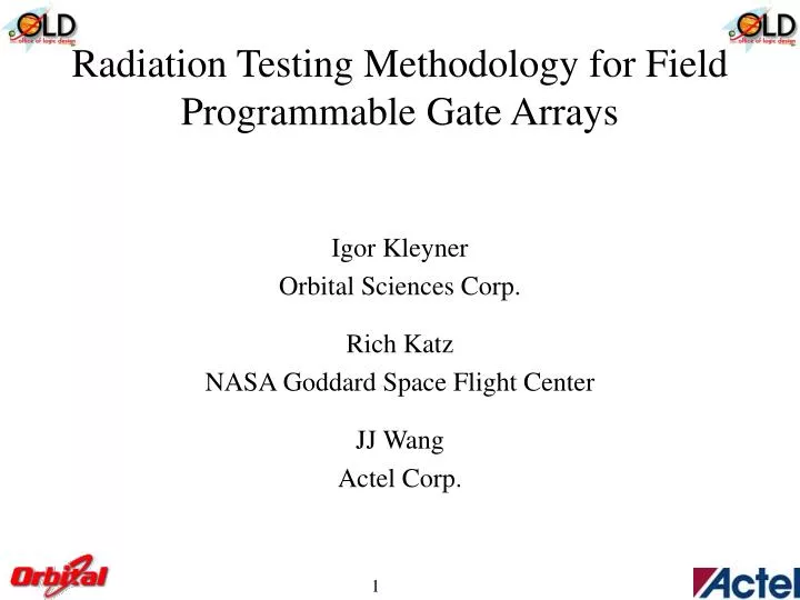 radiation testing methodology for field programmable gate arrays