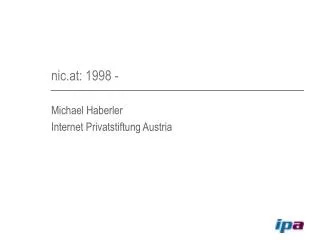 nic at 1998