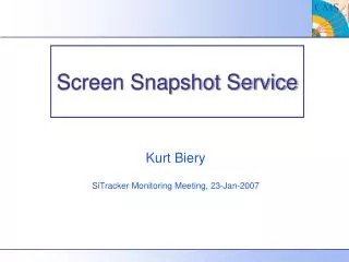 Screen Snapshot Service