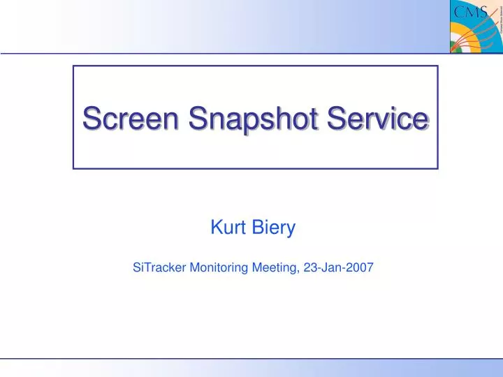 screen snapshot service
