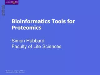 Bioinformatics Tools for Proteomics