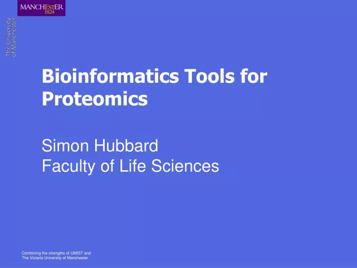 bioinformatics tools for proteomics