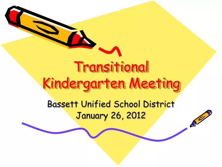 transitional kindergarten meeting