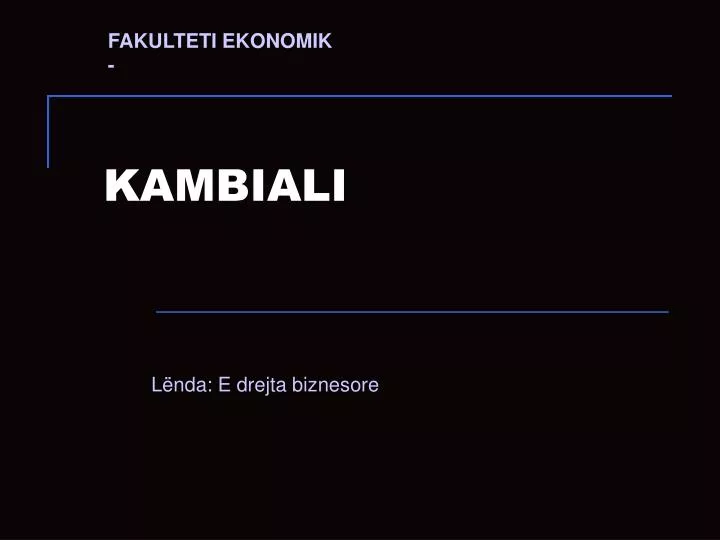 kambiali