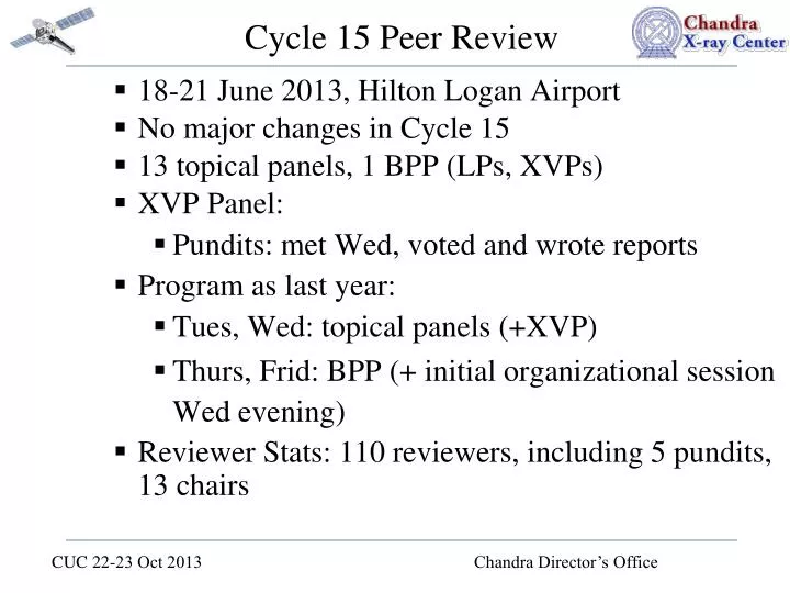 cycle 15 peer review