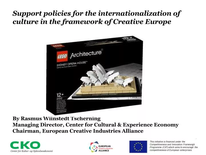 support policies for the internationalization of culture in the framework of creative europe