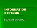 INFORMATION SYSTEMS - slide 1