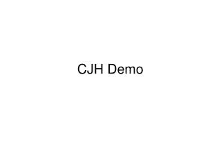 CJH Demo