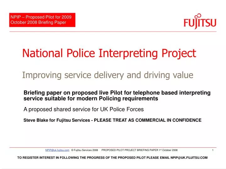 national police interpreting project improving service delivery and driving value
