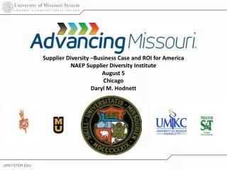 Supplier Diversity for Universities and other Businesses