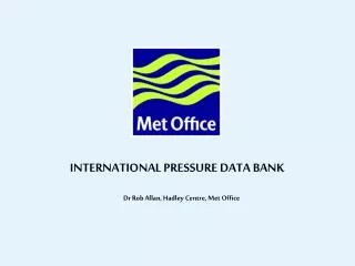 INTERNATIONAL PRESSURE DATA BANK