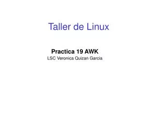 taller de linux