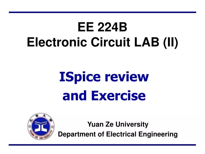 ee 224b electronic circuit lab ii