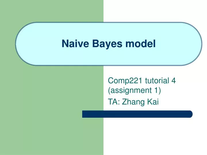 naive bayes model