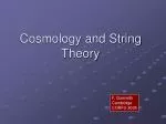 Cosmology and String Theory - slide 1