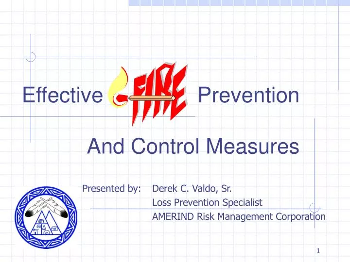 effective prevention and control measures