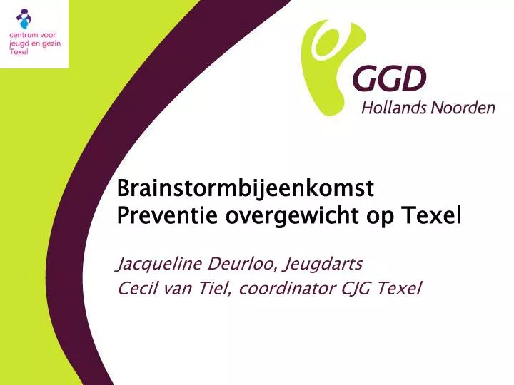 brainstormbijeenkomst preventie overgewicht op texel